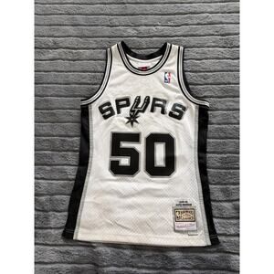 San Antonio Spurs David Robinson Mitchell Ness 1998-99 Hardwood Classic Jersey S